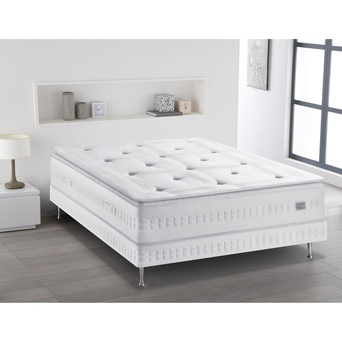 Matelas ressort ensaché gd confort prestige ferme