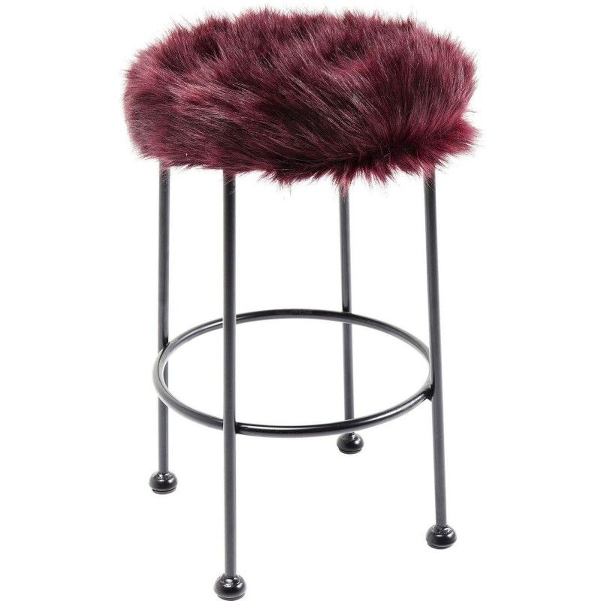 Tabourets Ontario rouge foncé set de 2 Kare Design