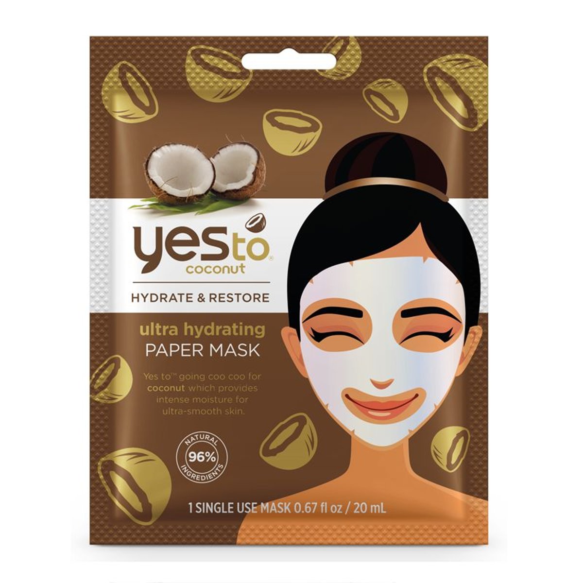 Coconut Masque En Tissu Ultra Hydratant