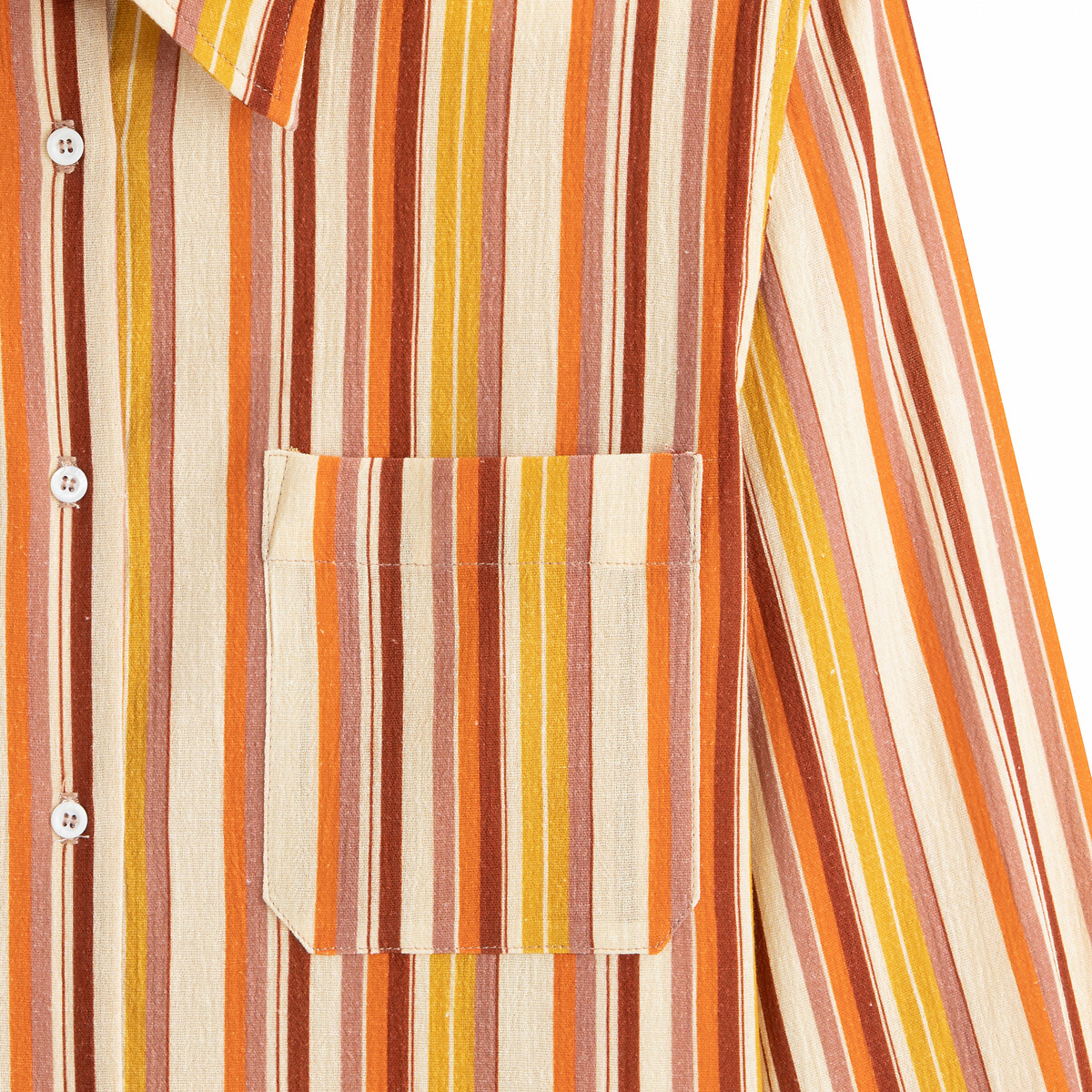 Рубашка LaRedoute С длинными рукавами 38 (FR) - 44 (RUS) разноцветный, размер 38 (FR) - 44 (RUS) С длинными рукавами 38 (FR) - 44 (RUS) разноцветный - фото 2