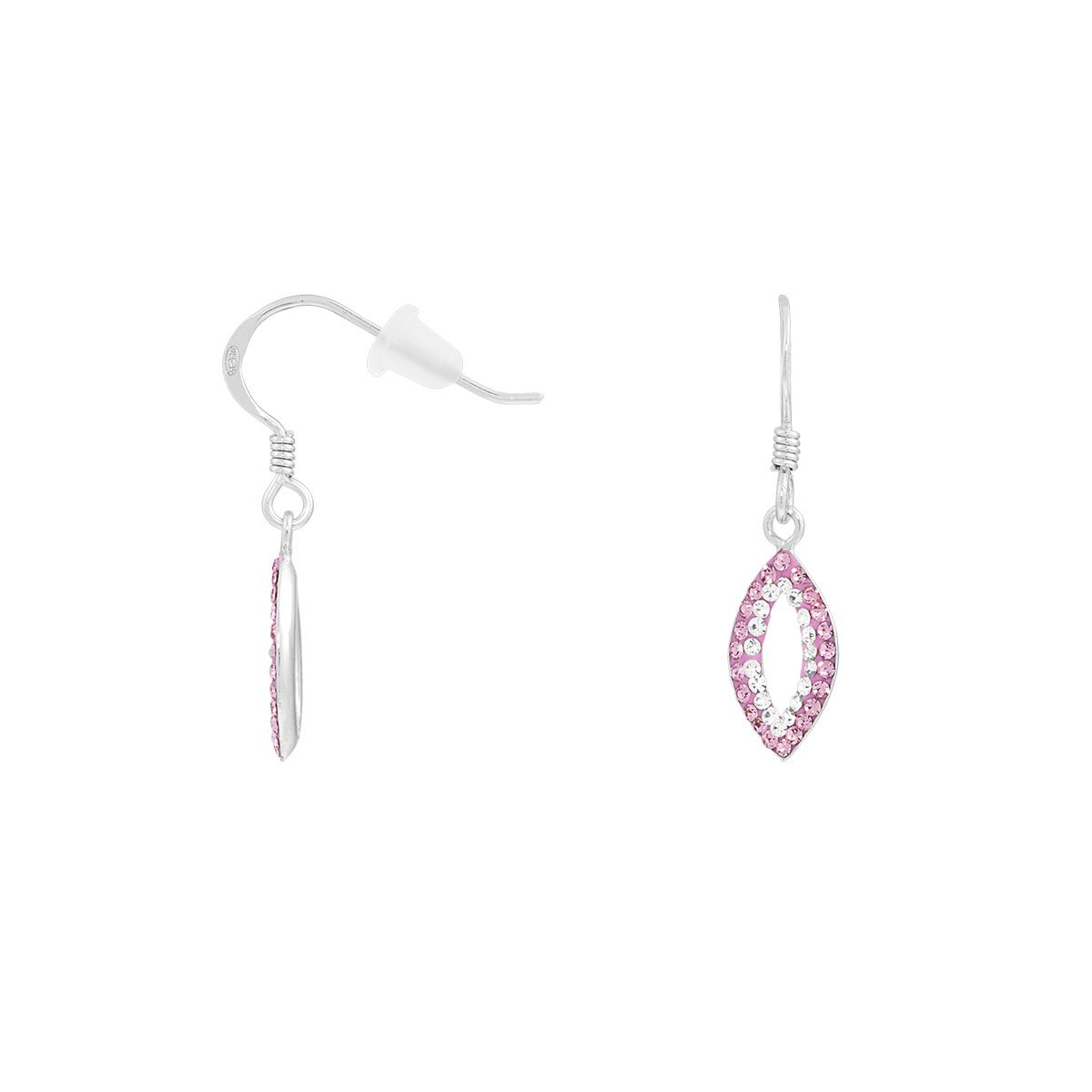 Boucles oreilles Argent 925/1000 Cristal