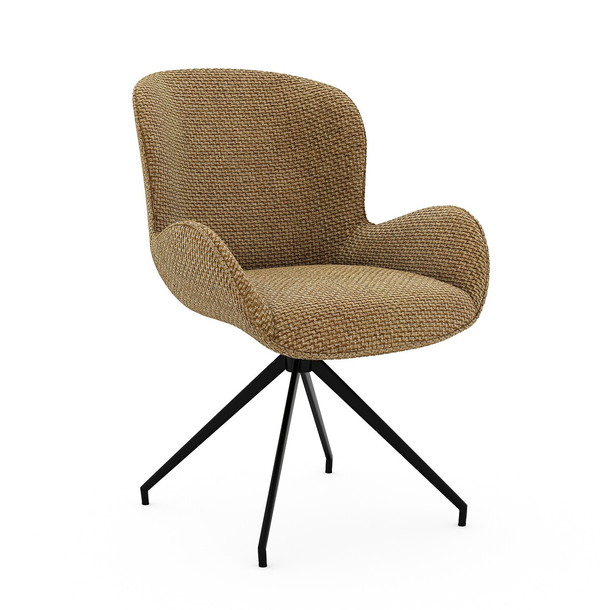 Кресло для столовой вращающееся Asyar единый размер зеленый кресло барное вращающееся из плетеной ткани asyar единый размер бежевый