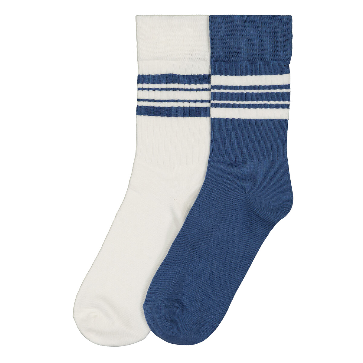 Комплект из двух пар носков Изготовленных во Франции 43/46 синий