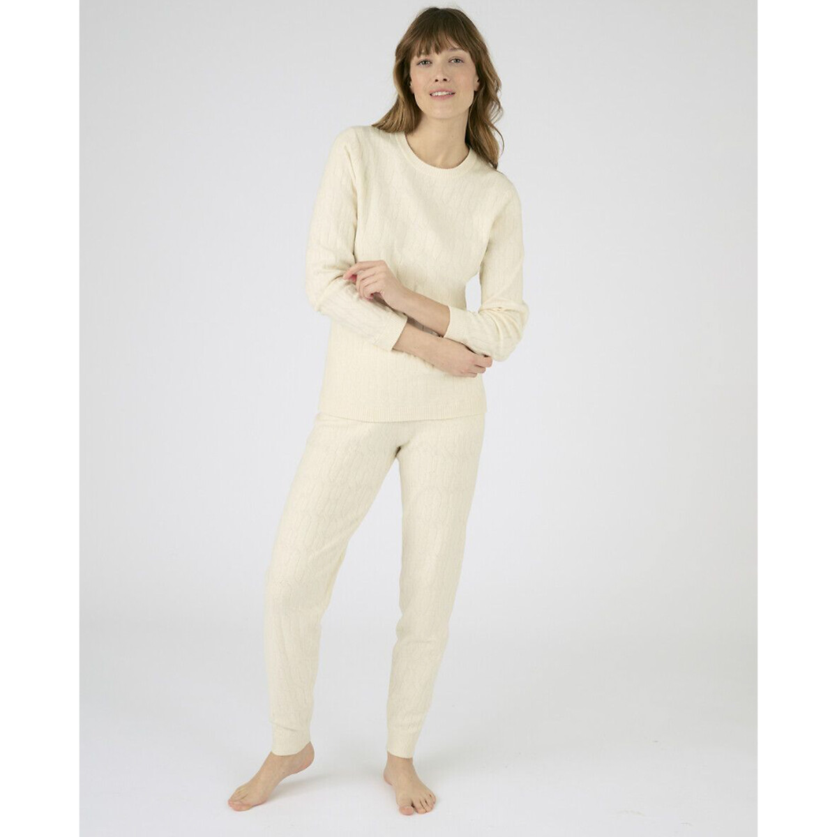 Комплект пижамный домашний La Redoute XXL белый комплект пижамный из термолактила la redoute xs синий
