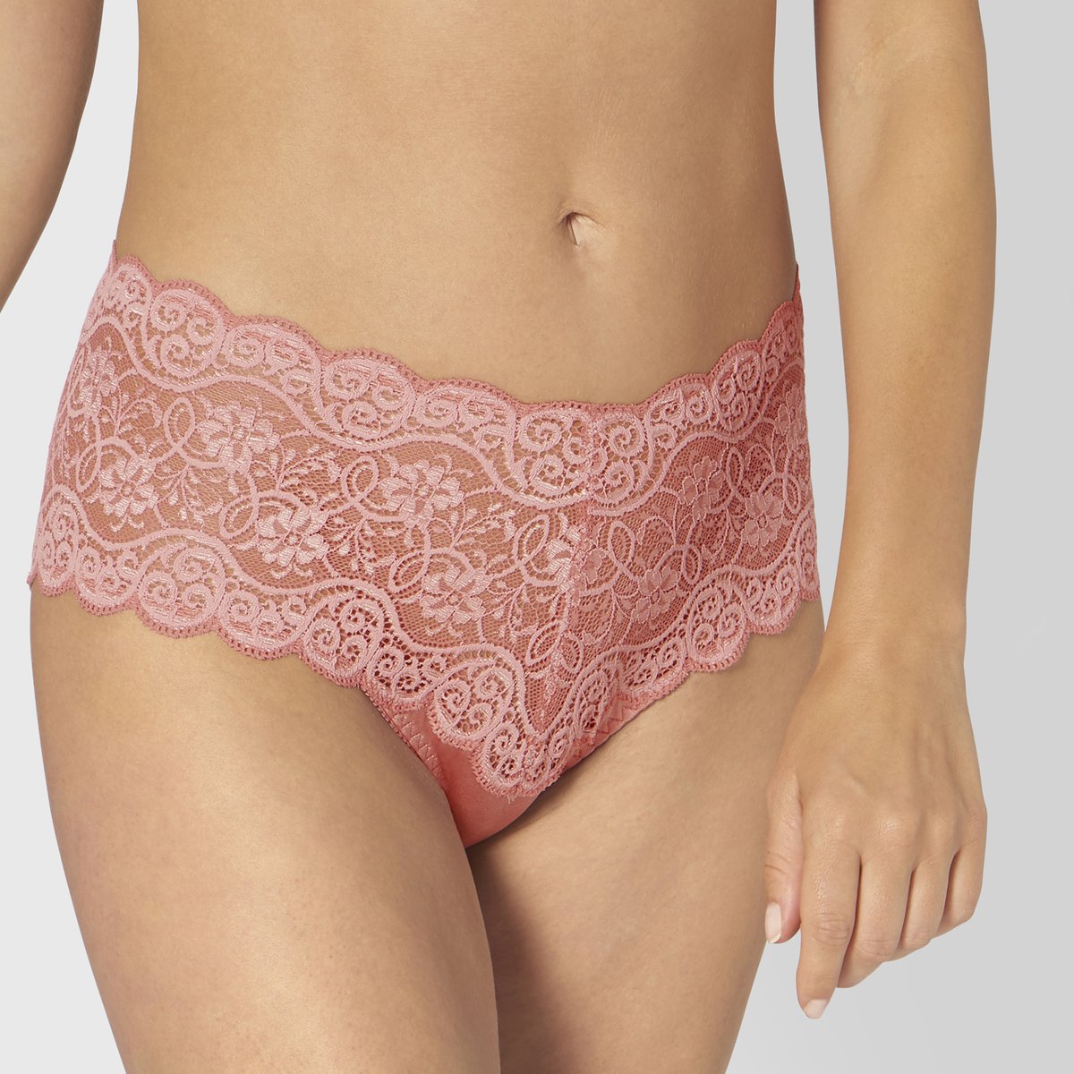 

Трусы La Redoute, Каштановый, Из кружева Amourette 42 (FR) - 48 (RUS) каштановый