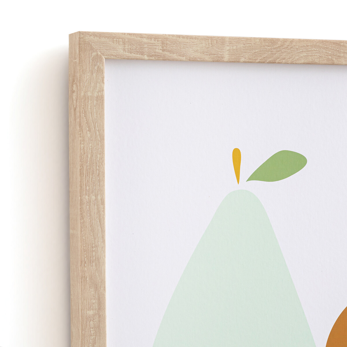 Рамка LaRedoute Детская с рисунком яблокогруша Fruta единый размер разноцветный - фото 3