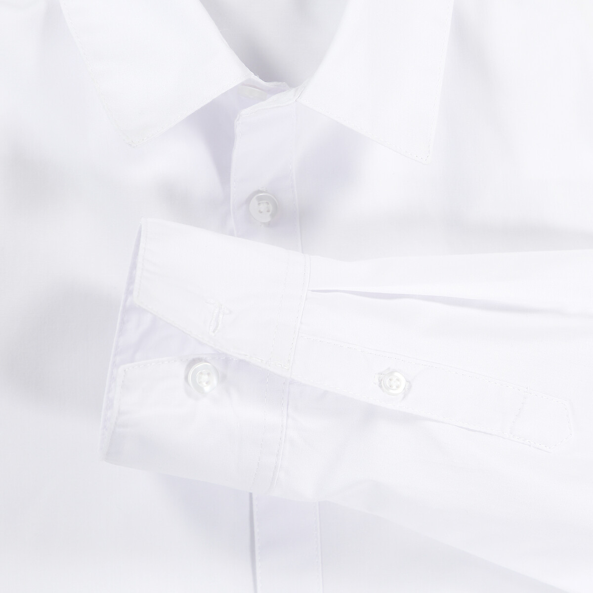Рубашка С длинными рукавами XXXS-M XXS белый LaRedoute, размер XXS - фото 5