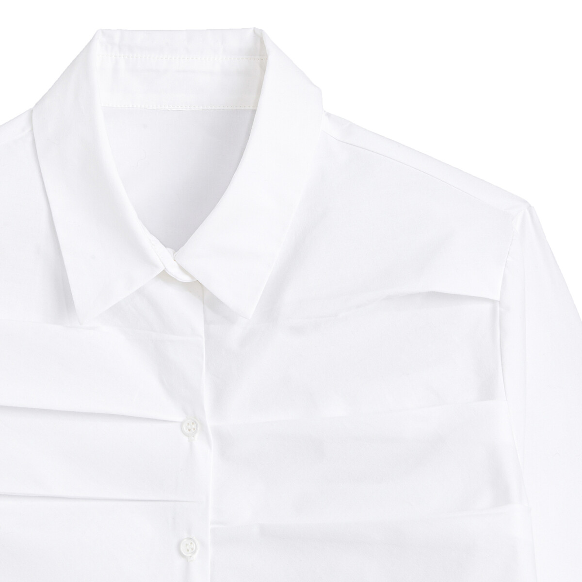 Рубашка LaRedoute Ассиметричная 38 (FR) - 44 (RUS) белый, размер 38 (FR) - 44 (RUS) Ассиметричная 38 (FR) - 44 (RUS) белый - фото 2