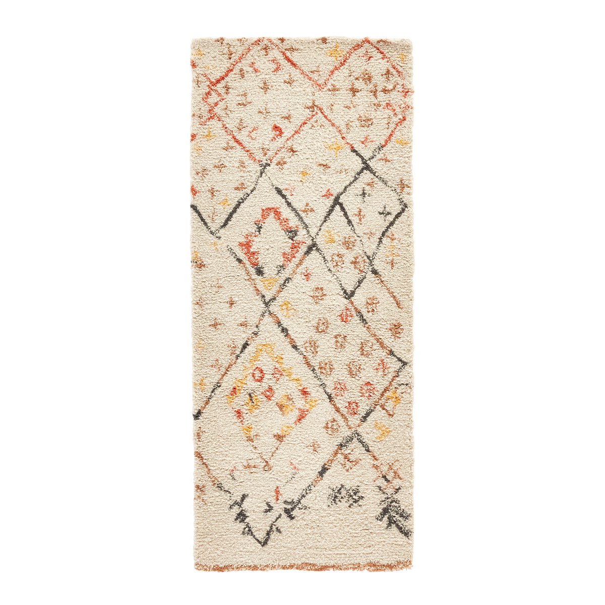 фото Дорожка ковровая для коридора в берберском стиле из шерсти, ashwin am.pm