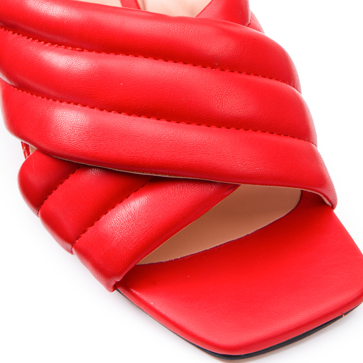 Туфли Без задника на каблуках Julise 36 красный LaRedoute, размер 36 - фото 4