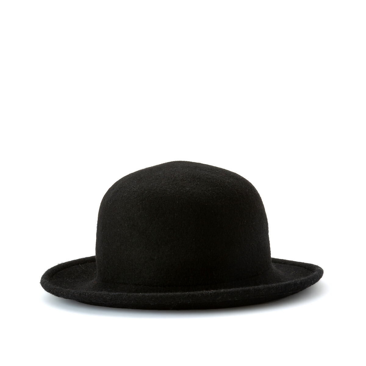 Шляпа La Redoute Из фетра UNI черный, размер UNI