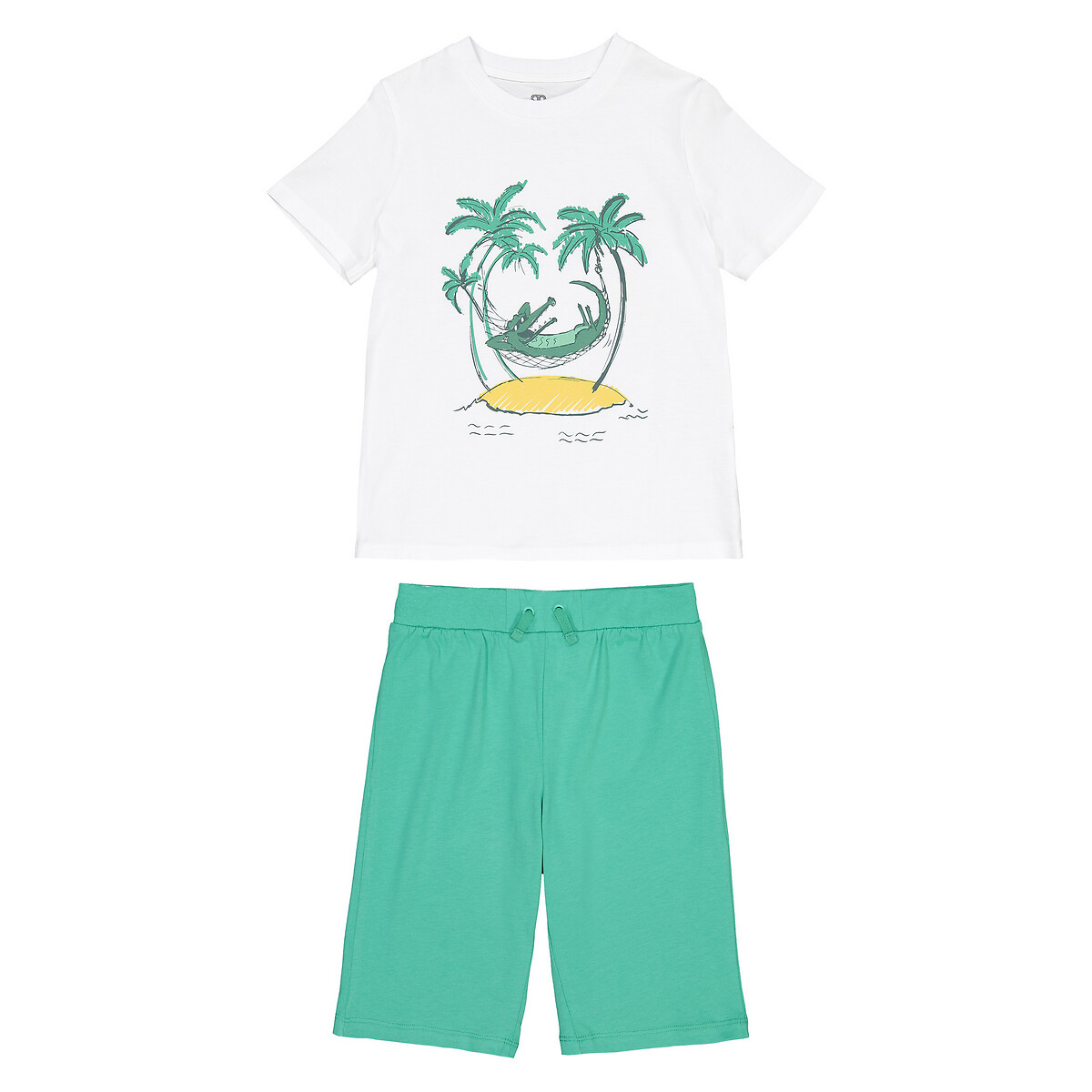 

Пижама LA REDOUTE COLLECTIONS, Белый, Пижама С шортами 5 лет - 108 см белый