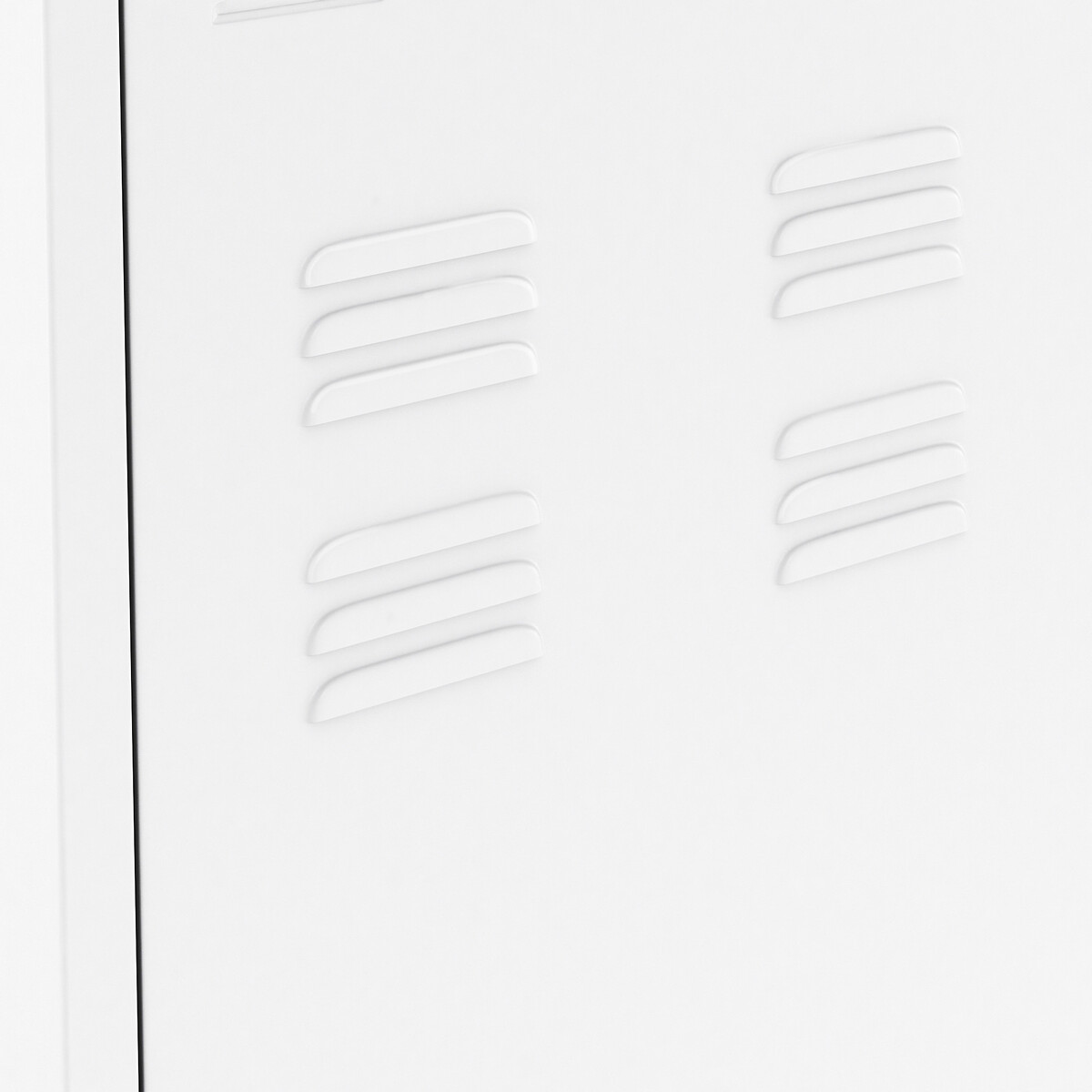 Шкаф LaRedoute С 2 дверками из металла Hiba единый размер белый - фото 5