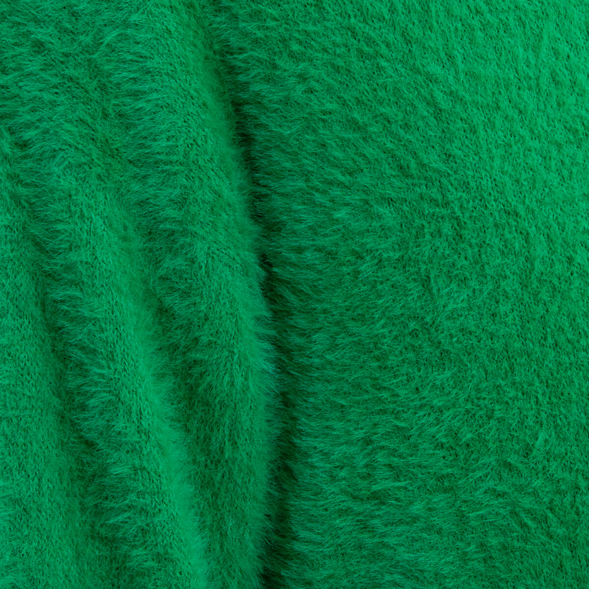 Пуловер La Redoute С круглым вырезом из плотного трикотажа M зеленый, размер M - фото 4