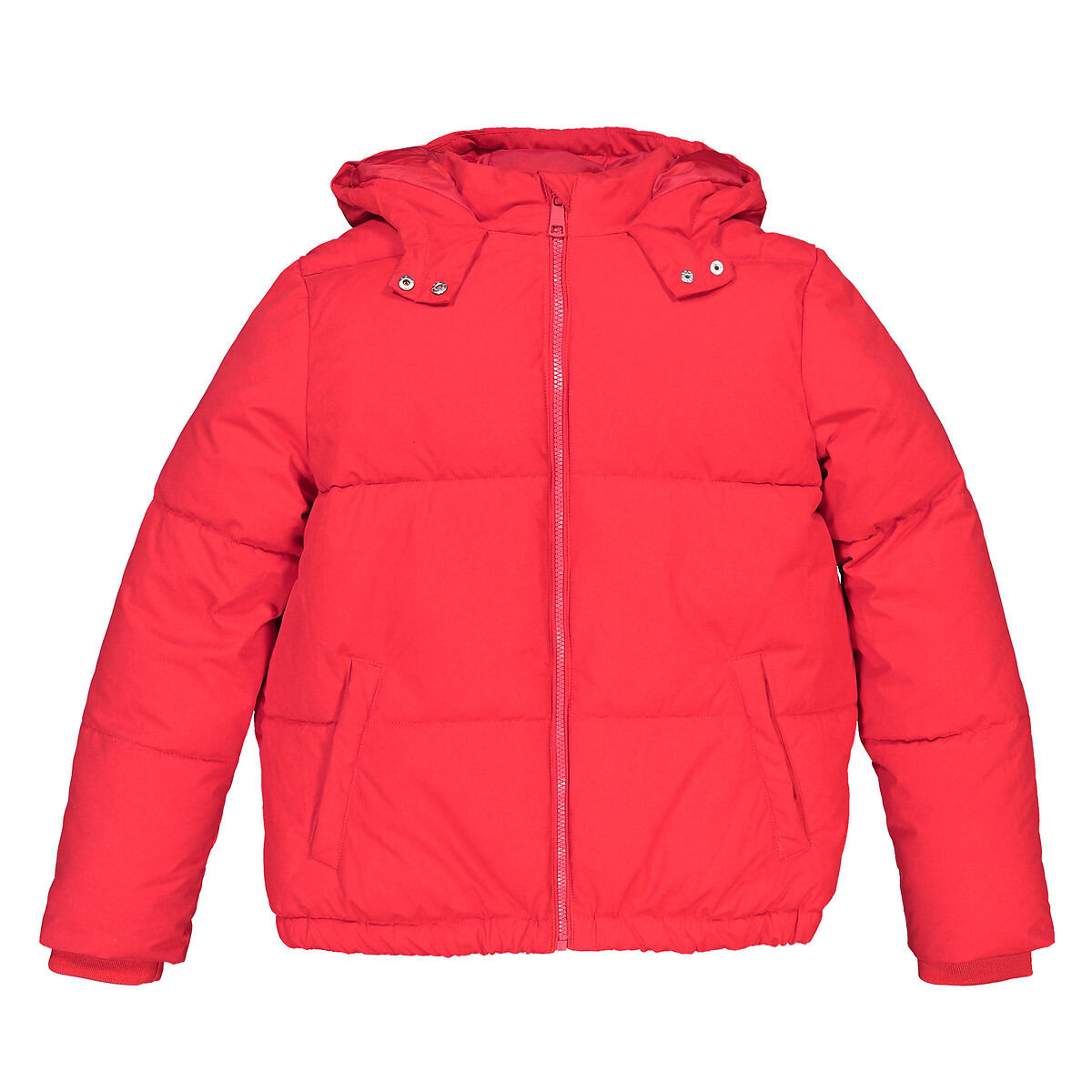 Куртка LaRedoute Стеганая утепленная с капюшоном 10-18 лет 12 лет -150 см красный, размер 12 - фото 3