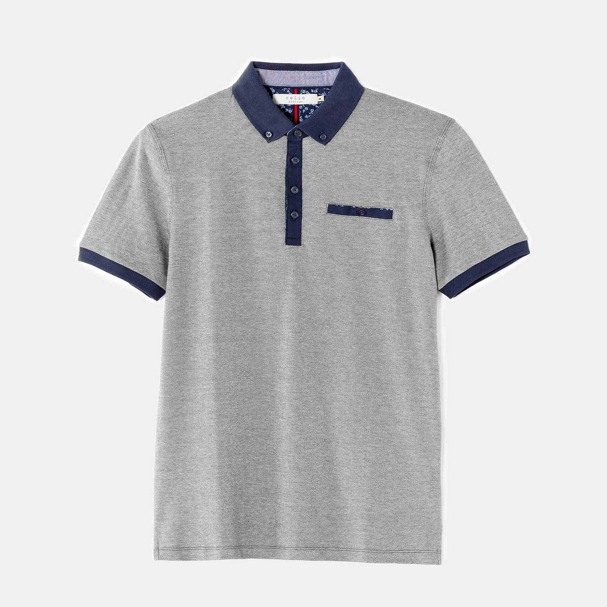 Polo slim en coton piqué stretch