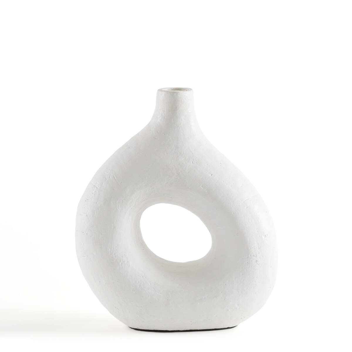 Ваза Декоративная из керамики В335 см Kuro единый размер белый