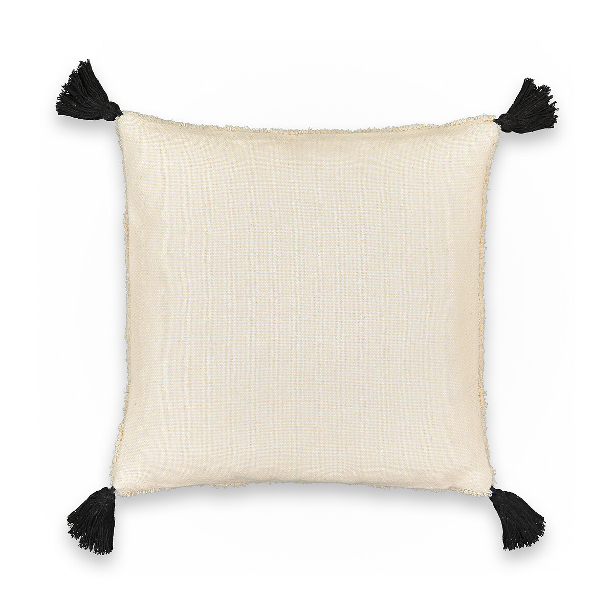 Чехол LaRedoute Для подушки с начесом Ava 40 x 40 см бежевый, размер 40 x 40 см - фото 2