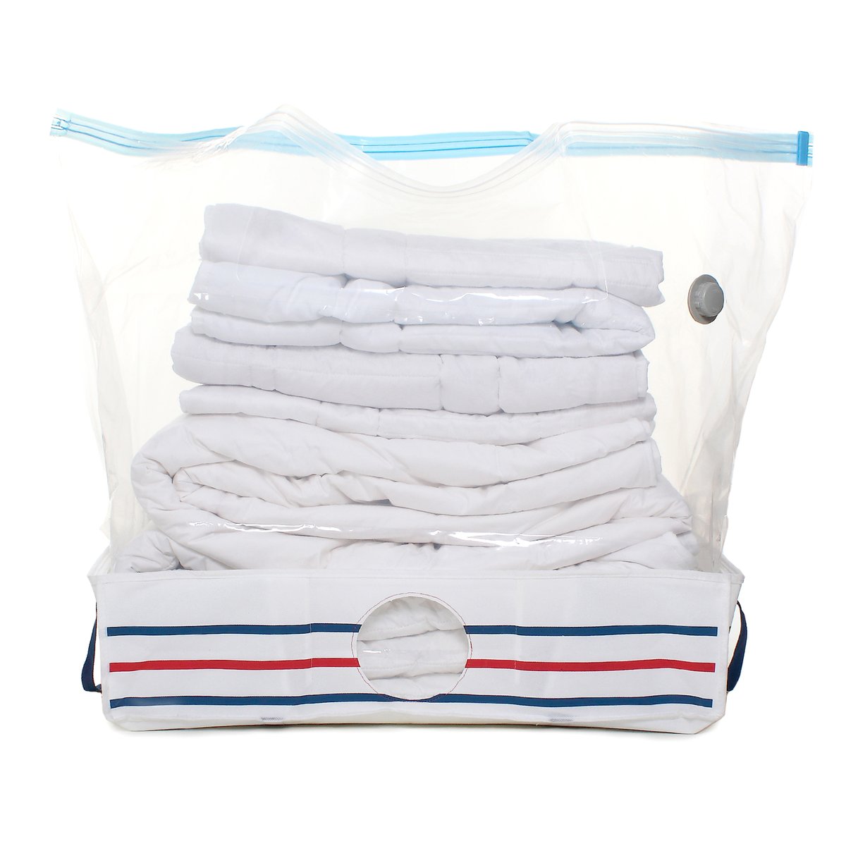 LA REDOUTE INTERIEURS Funda al vaco 145L BAZIL BLANCO talla única
