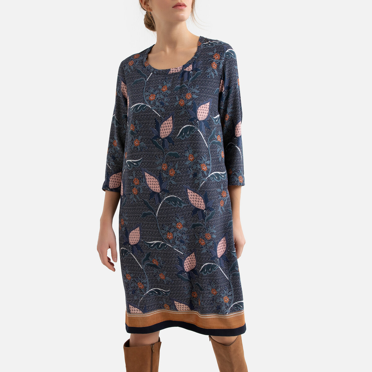 

Платье LaRedoute, Другие, Прямое с цветочным принтом рукава 34 38 (FR) - 44 (RUS) другие