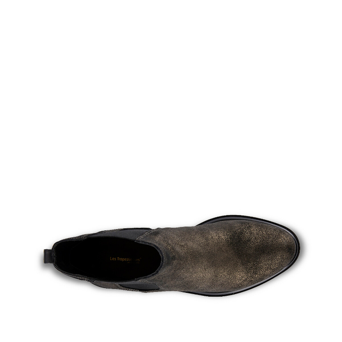 Ботинки-челси LaRedoute Из кожи Selma 36 каштановый, размер 36 - фото 3