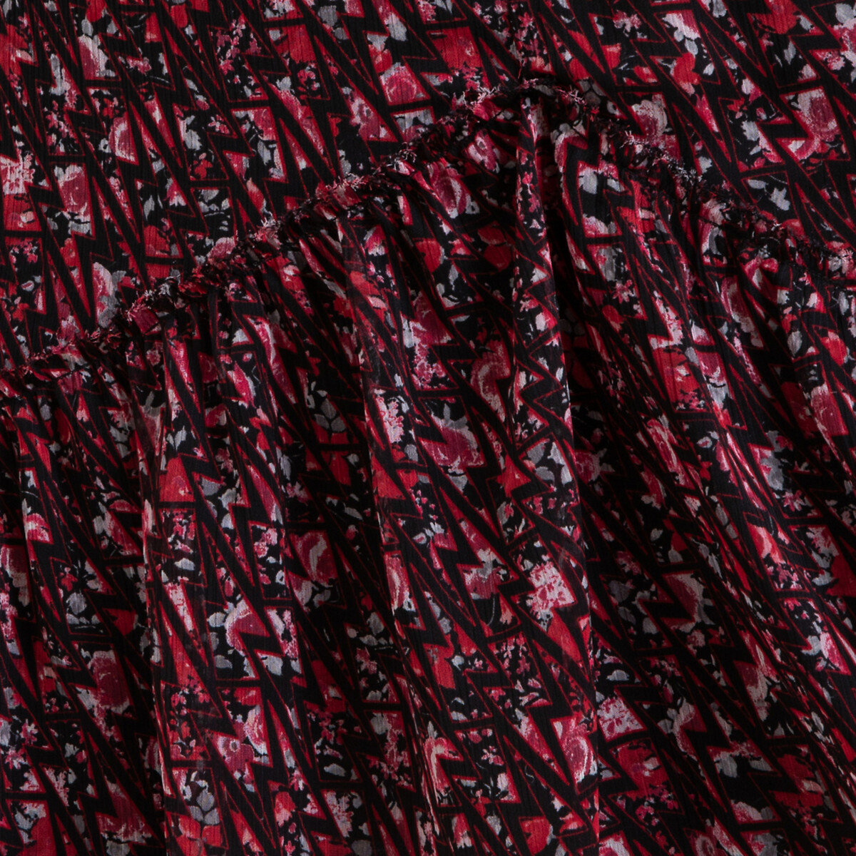Юбка La Redoute Короткая из вуали с рисунком 42 (FR) - 48 (RUS) розовый, размер 42 (FR) - 48 (RUS) Короткая из вуали с рисунком 42 (FR) - 48 (RUS) розовый - фото 4