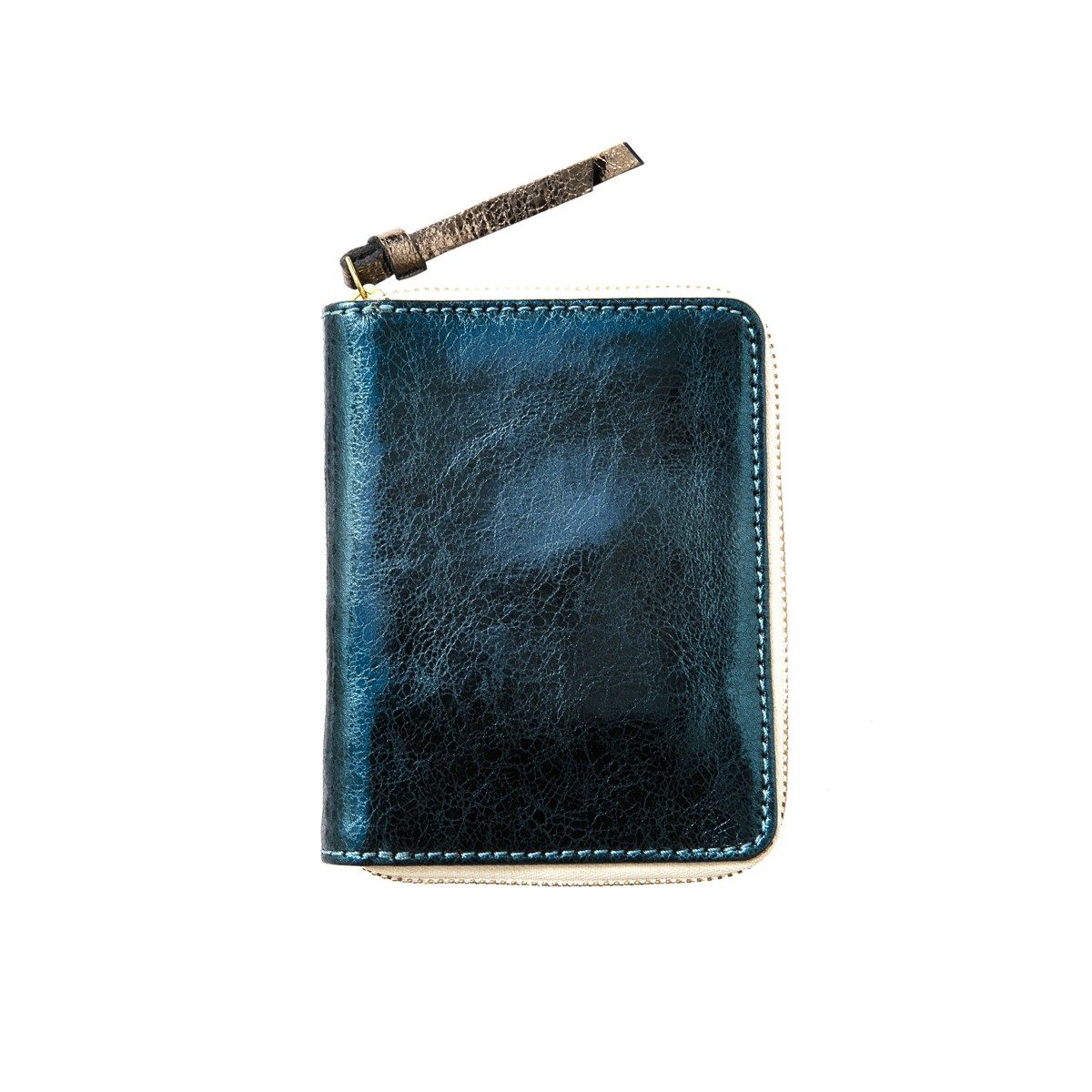Portefeuille cuir - Peacock Crackle