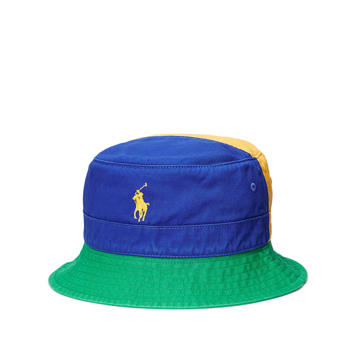 Шляпа-боб POLO RALPH LAUREN Polo Player с принтом colorblock S/M разноцветный, размер S/M