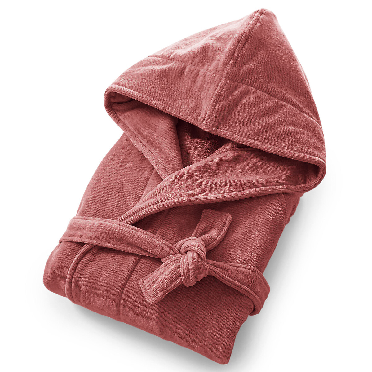 Халат махровая велюровая ткань 450 гм качество Best 46/48 (FR) - 52/54 (RUS) розовый велюровая пижама 46 48 fr 52 54 rus розовый
