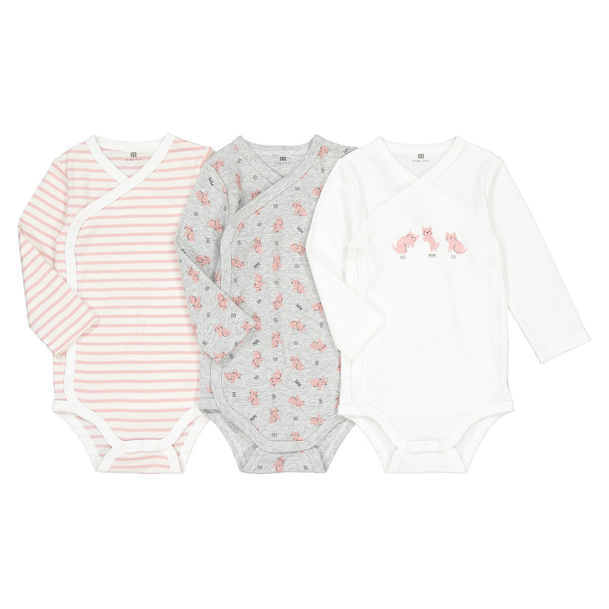 

Комплект из 3 боди для LaRedoute, Бежевый, Новорожденных 0 мес - 2 года 1 мес. - 54 см бежевый