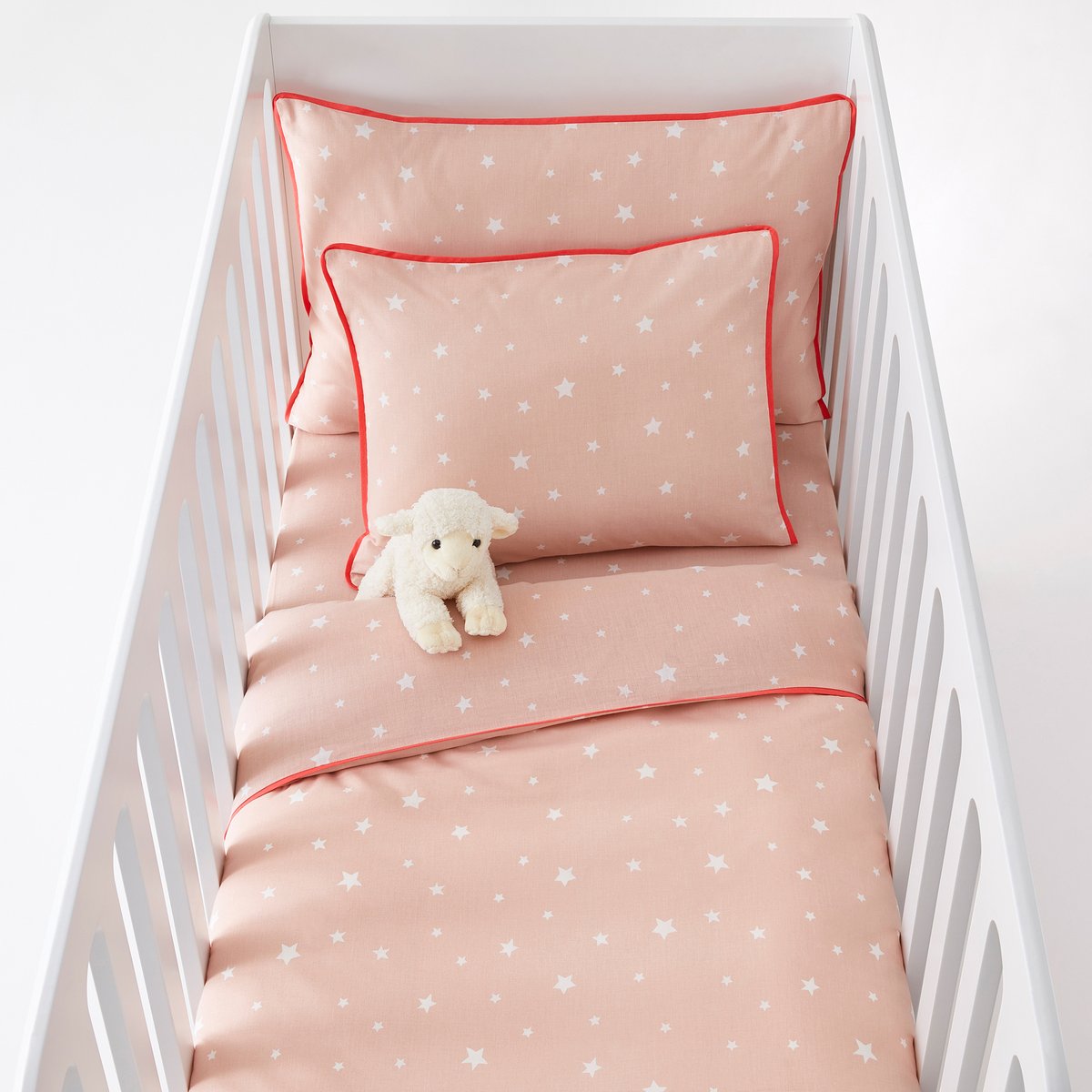 

Пододеяльник La Redoute, Розовый, Детский из хлопка toiles 80 x 120 см розовый
