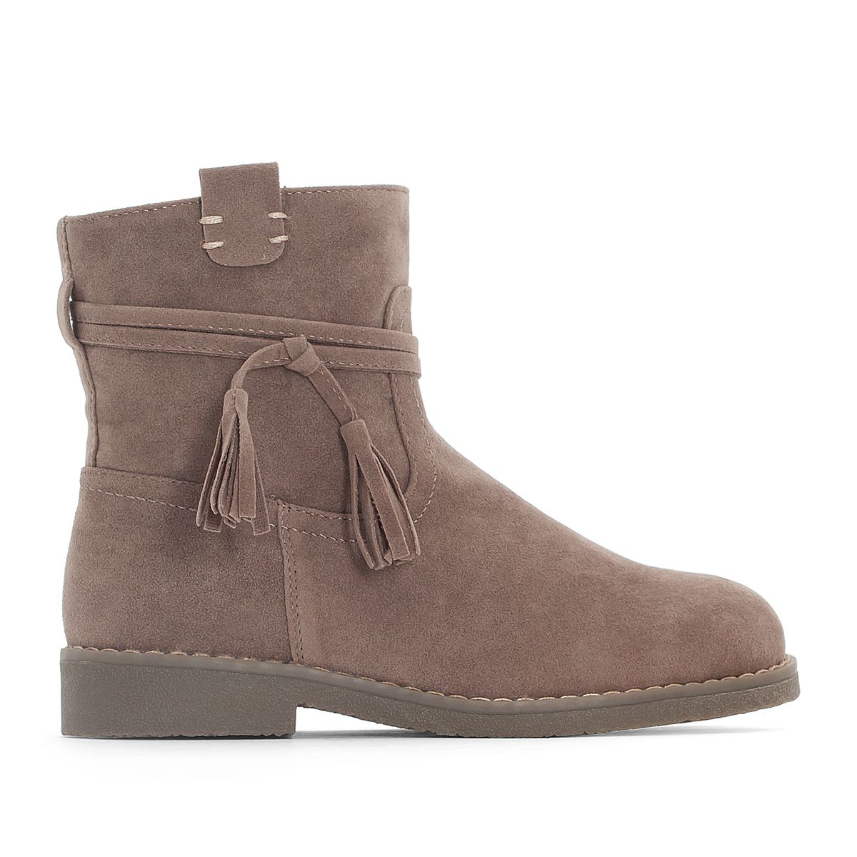 Boots à pompons fourrée 28-34
