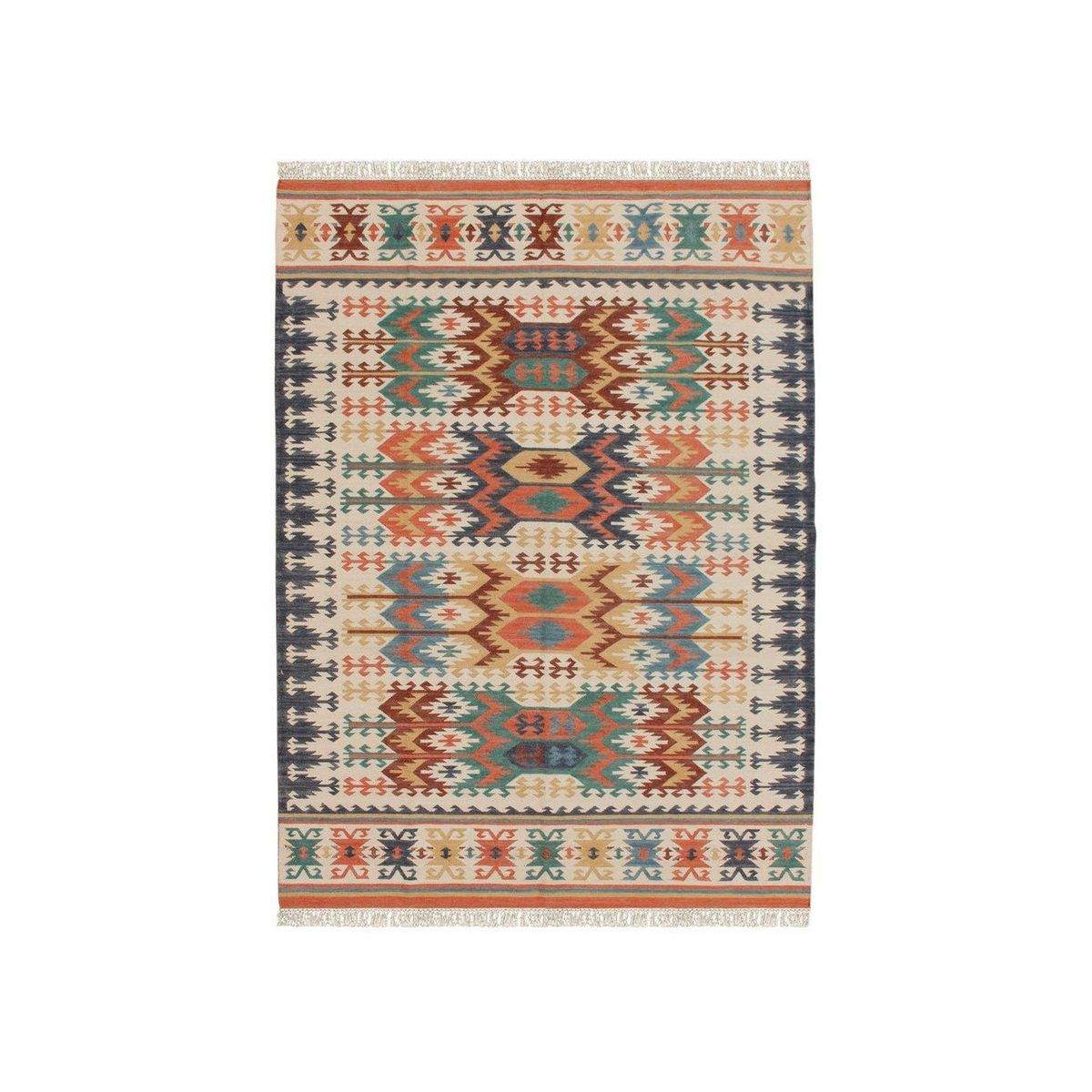Tapis fait à la main Kilim de Luxe 165 multi