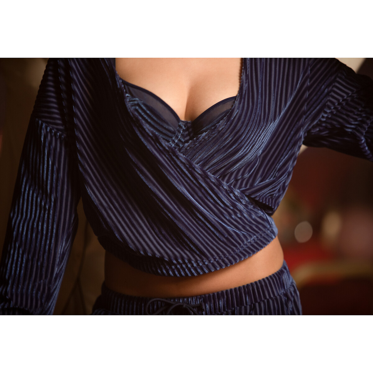 Верх от пижамы LaRedoute Из коллекции-коллаборации с RAYE XL фиолетовый, размер XL - фото 3