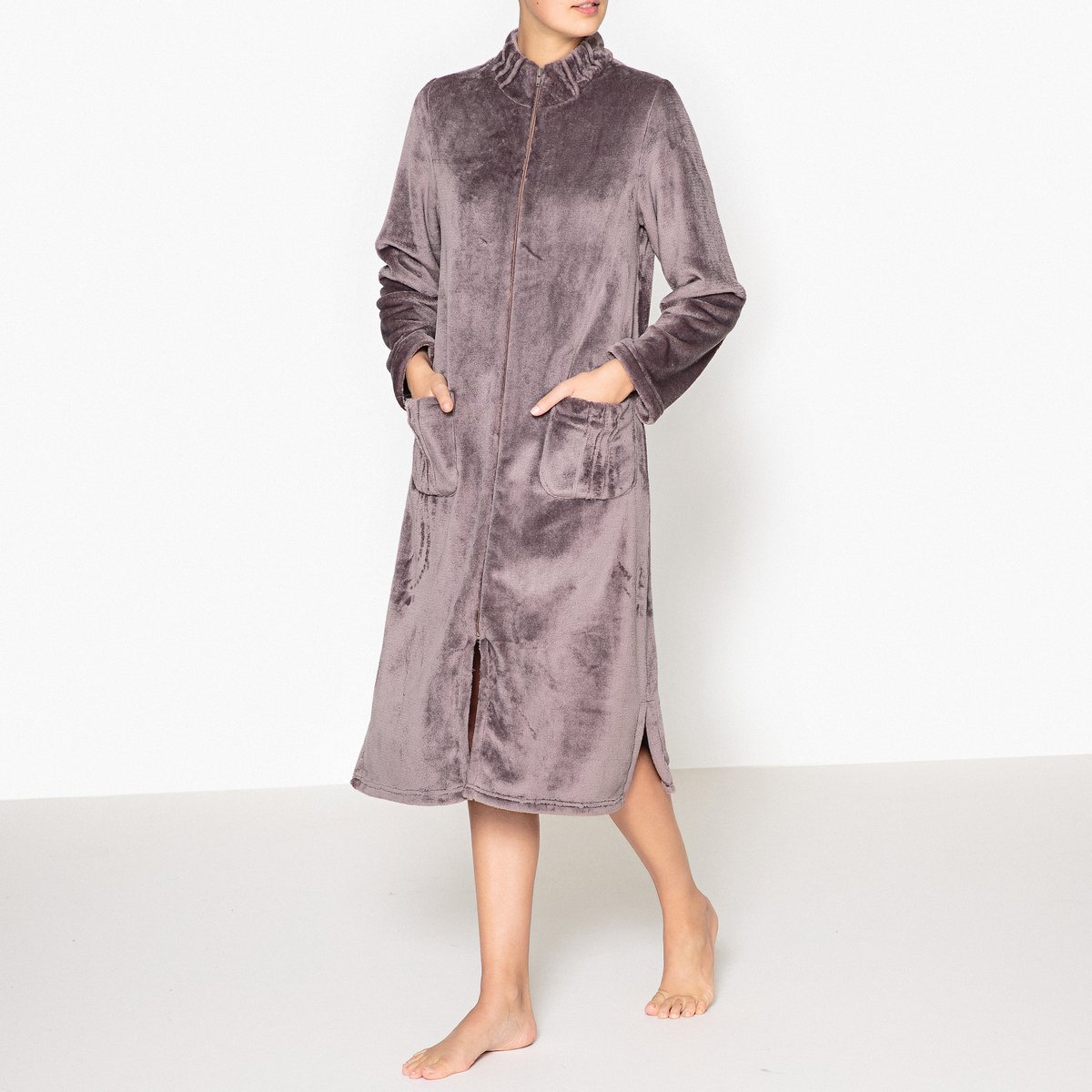 Image of Zip-Up Bathrobe