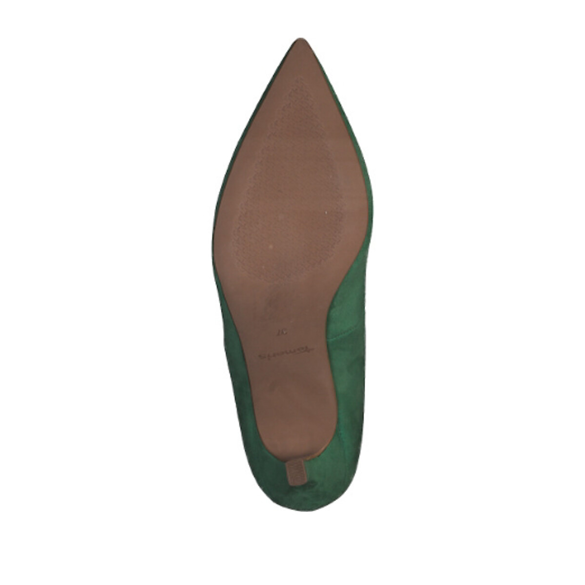Туфли Кожаные на каблуке 39 зеленый LaRedoute, размер 39 - фото 5