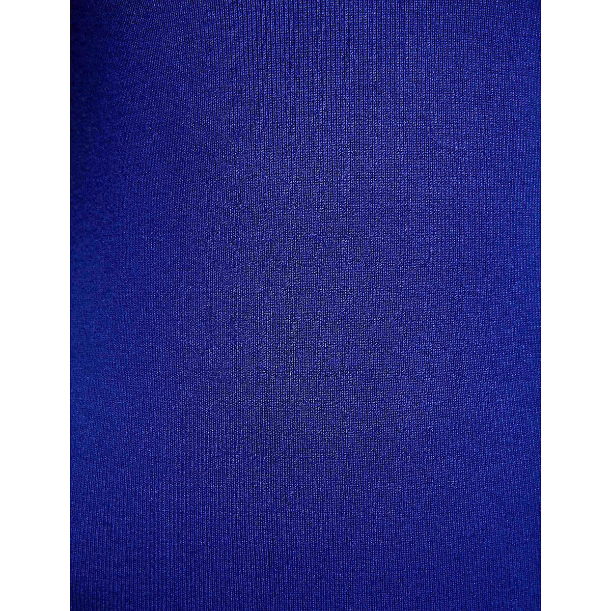 Платье-пуловер Приталенное с длинными рукавами XS синий LaRedoute, размер XS - фото 5