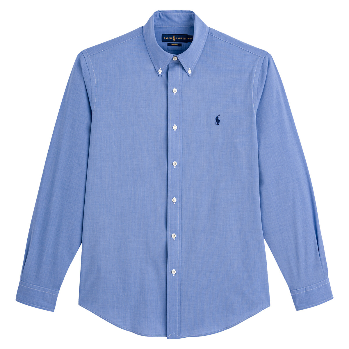 Рубашка POLO RALPH LAUREN Прямая из поплина L синий, размер L