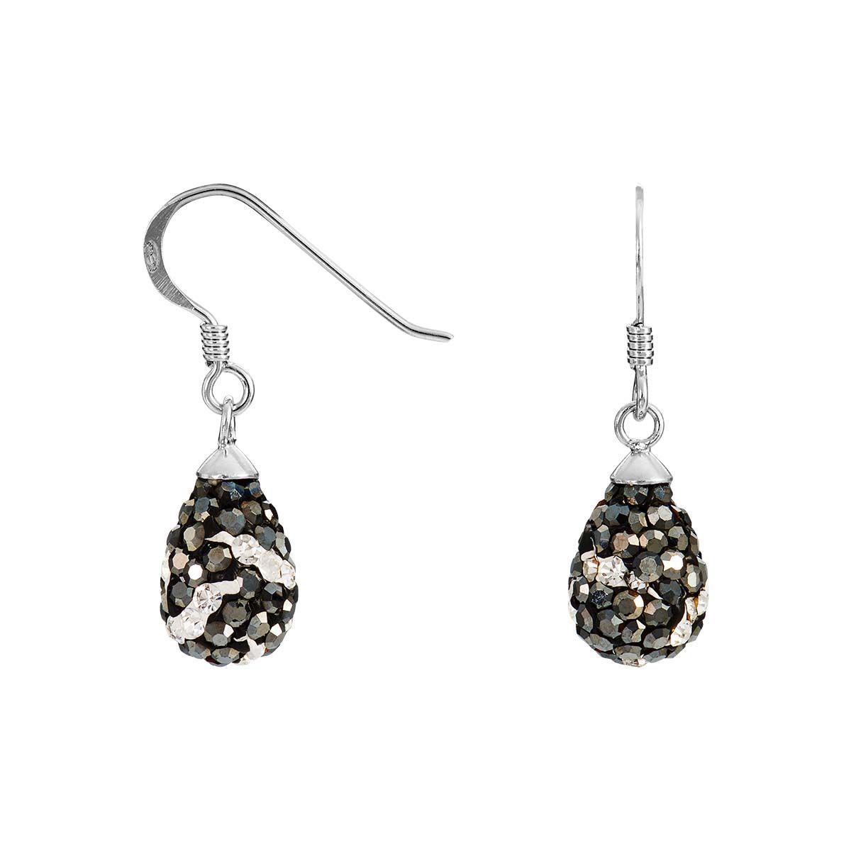 Boucles d'oreilles en Argent 925/1000 et Oxyde