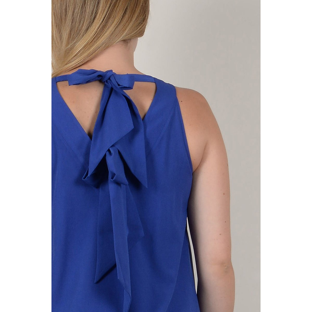 Платье La Redoute Расклешенное короткое с длинными рукавами 46 (FR) - 52 (RUS) синий, размер 46 (FR) - 52 (RUS) Расклешенное короткое с длинными рукавами 46 (FR) - 52 (RUS) синий - фото 3