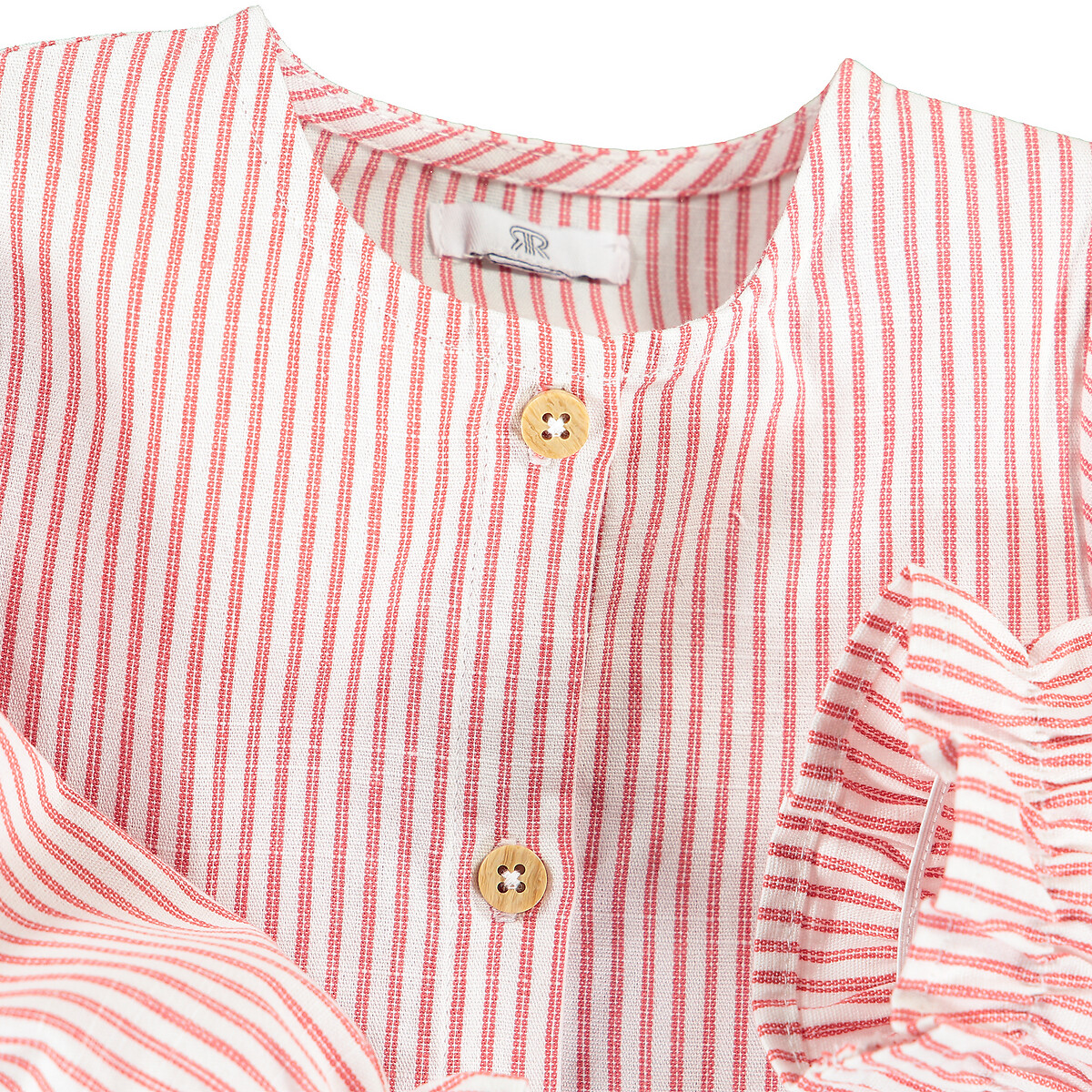 Комплект раздельный из блузы и LaRedoute Штанишек 3 мес-4 лет 6 мес. - 67 см розовый, размер 6 - фото 4