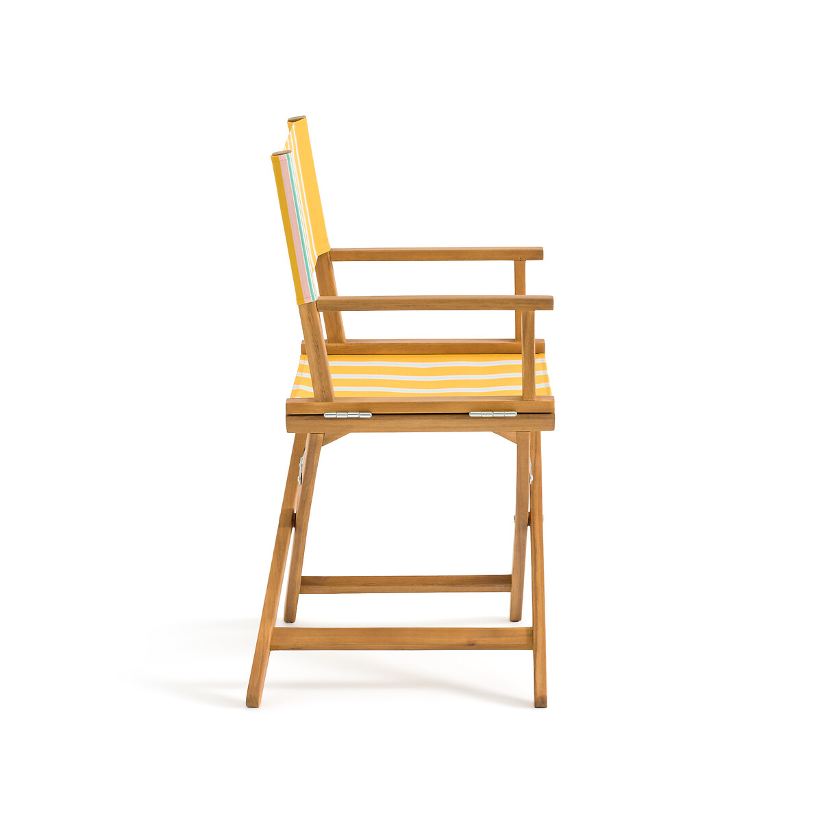 Кресло режиссерское из акации и ткани Veniza  единый размер желтый LaRedoute - фото 3