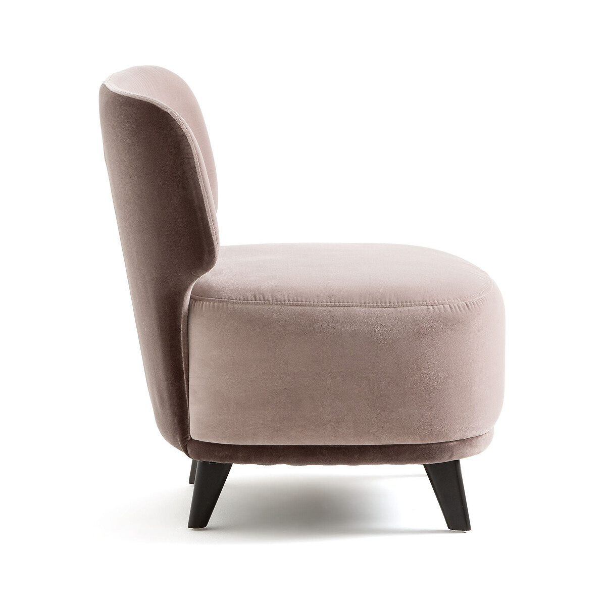 Кресло La Redoute Каминное из велюра XL Odalie дизайн Э Галлины единый размер фиолетовый - фото 3