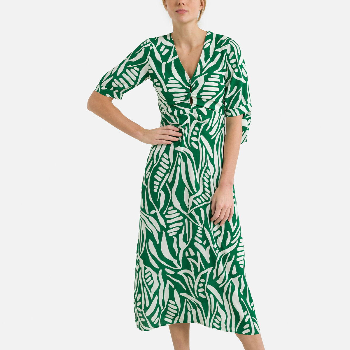 Платье С принтом THERENCE 3(L) зеленый