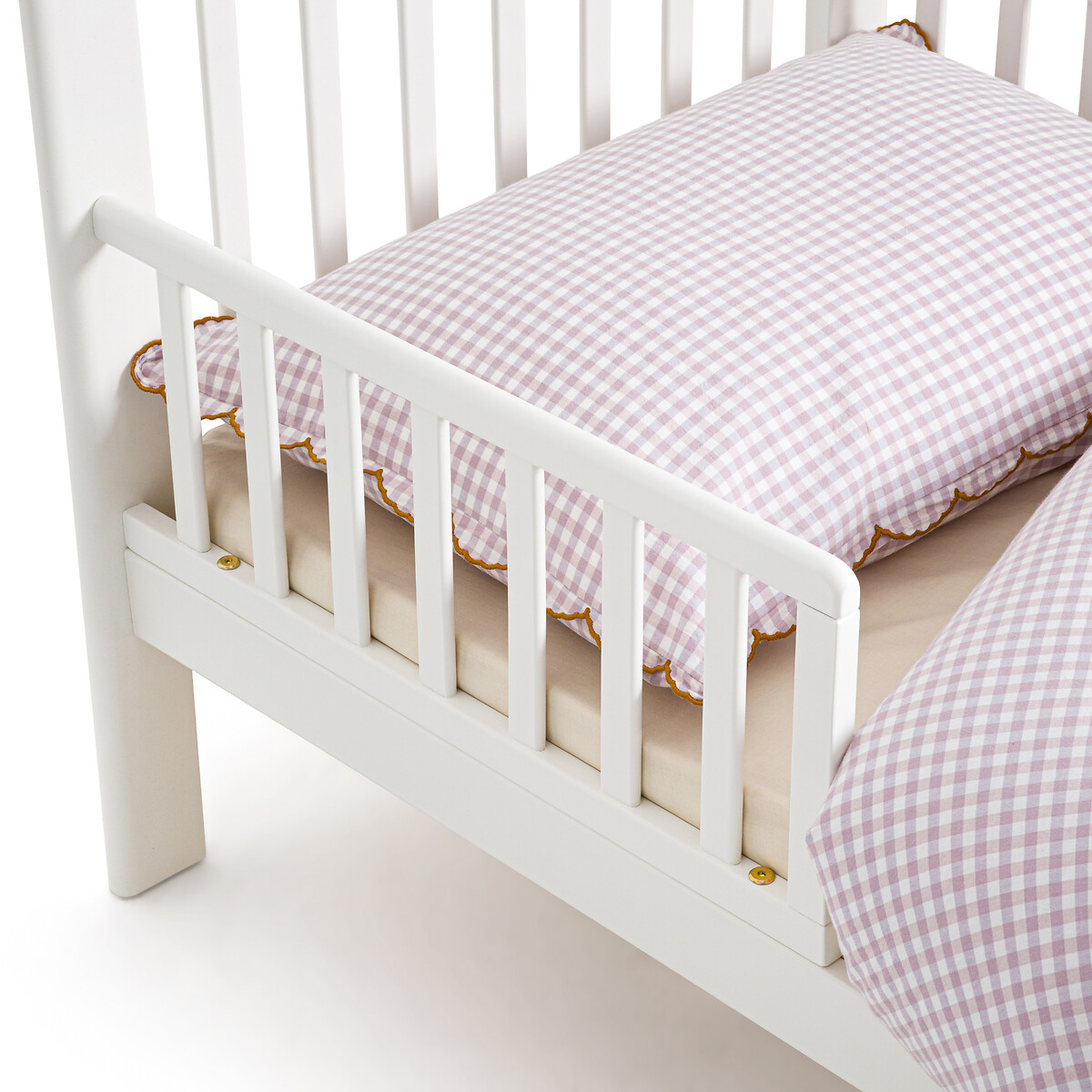 Кровать детская из березы Soti  70 x 140 см белый LaRedoute, размер 70 x 140 см - фото 5