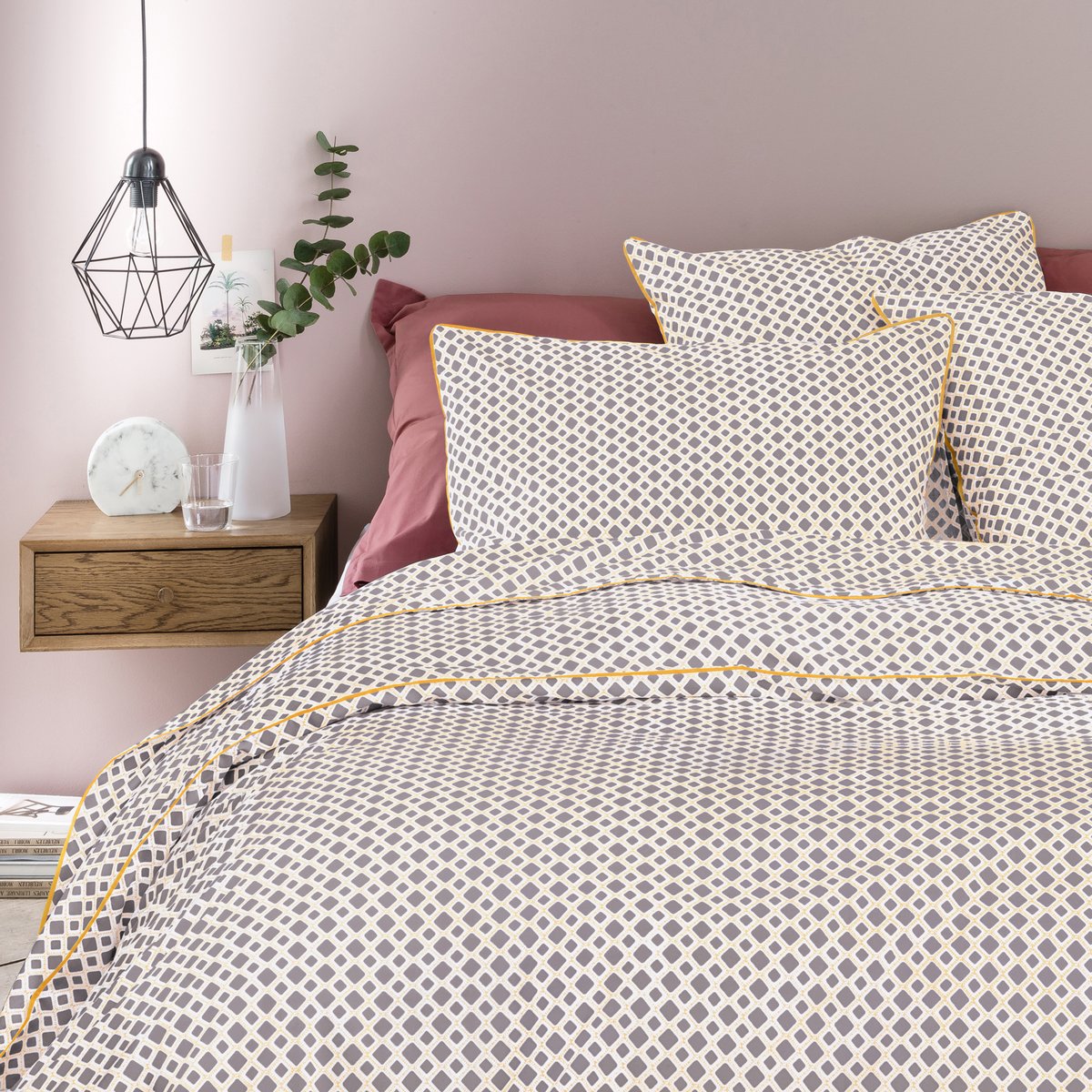 

Пододеяльник La Redoute, Синий, Из хлопка Mashita 240 x 220 см синий