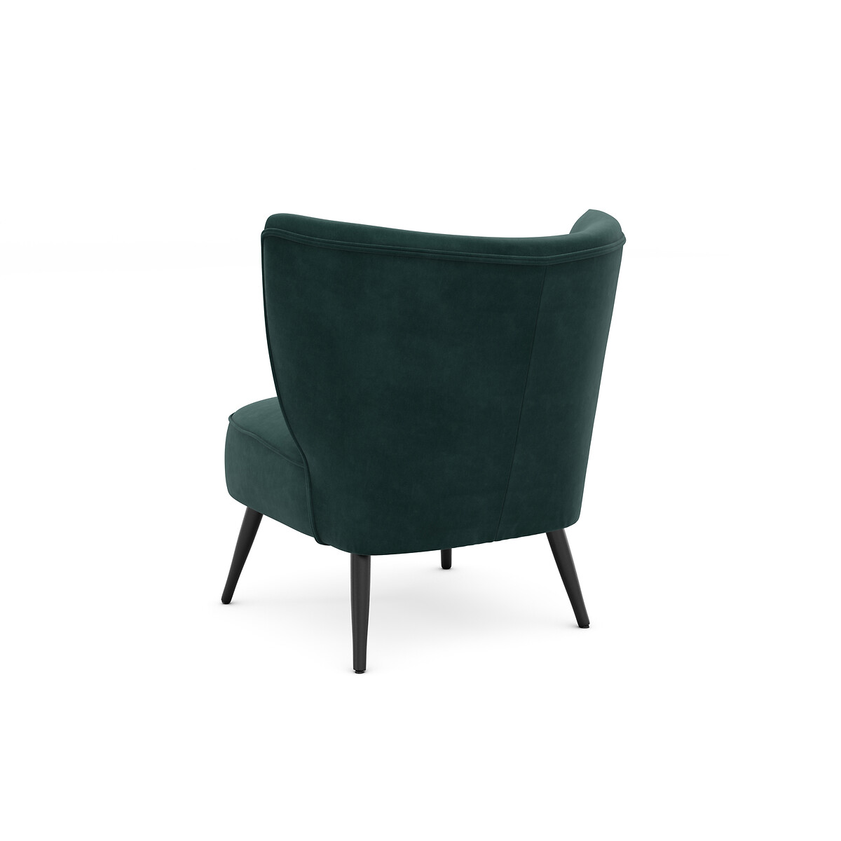 Кресло LaRedoute Велюровое Franck единый размер зеленый - фото 4