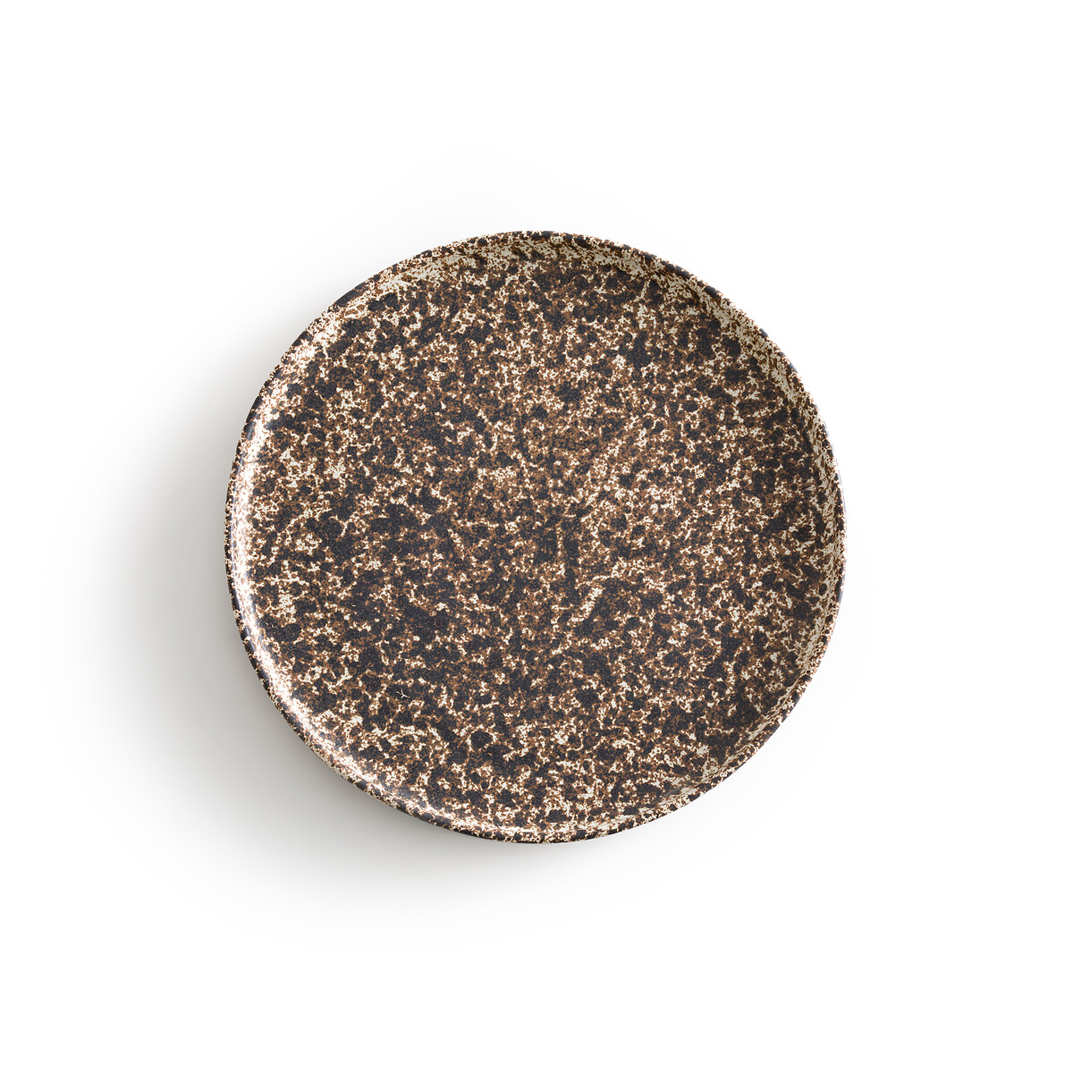 Комплект из четырех тарелок плоских из керамики Rusty единый размер каштановый комплект из четырех тарелок плоских alvena единый размер бежевый