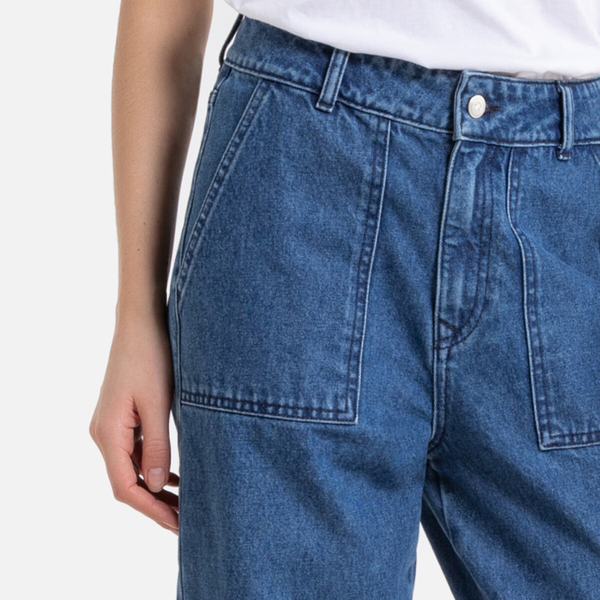 Что такое джинсы багги. La Redoute джинсы. Фасон багги джинсы. Синие багги джинсы. Джинсы бойфренды багги.
