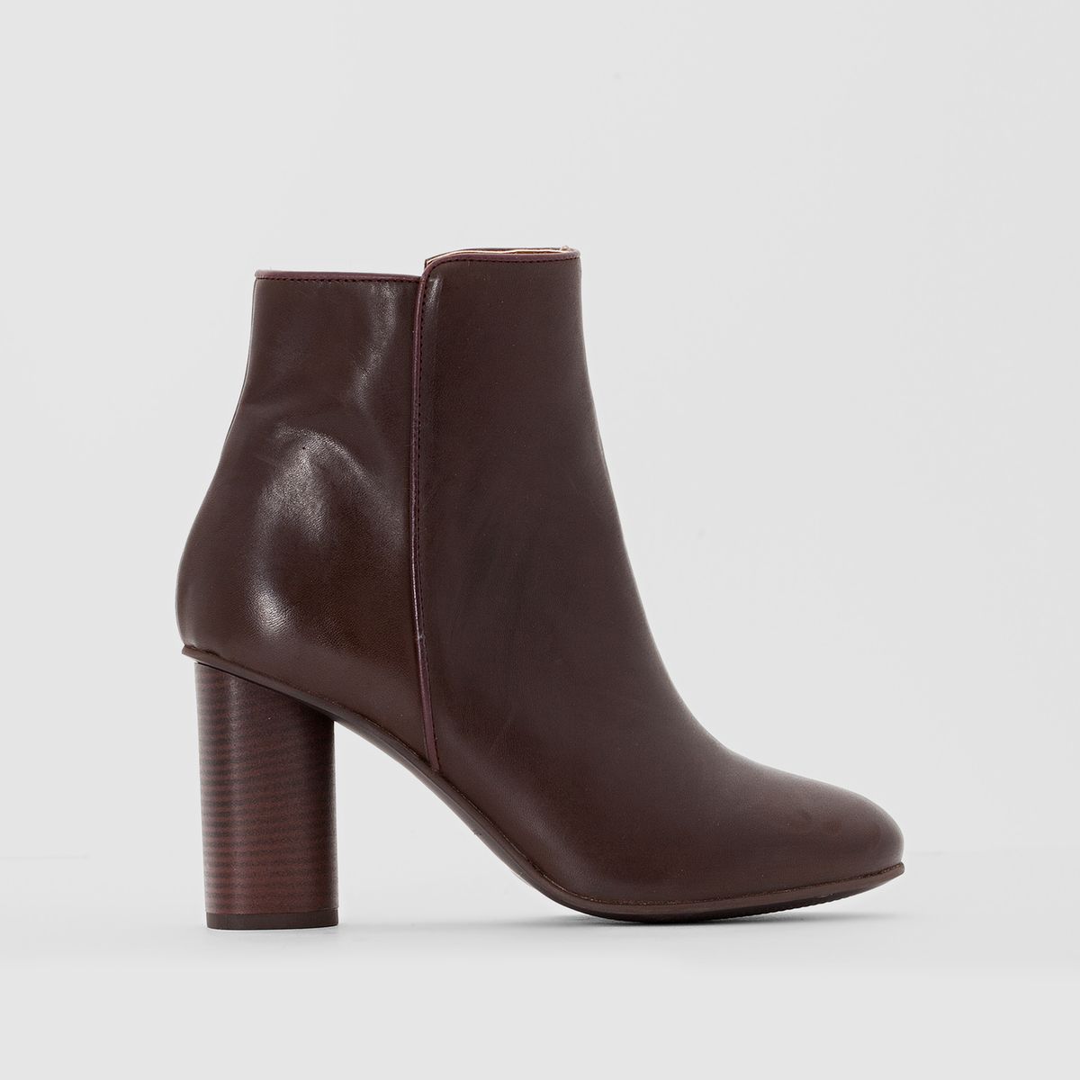 Boots cuir talon haut